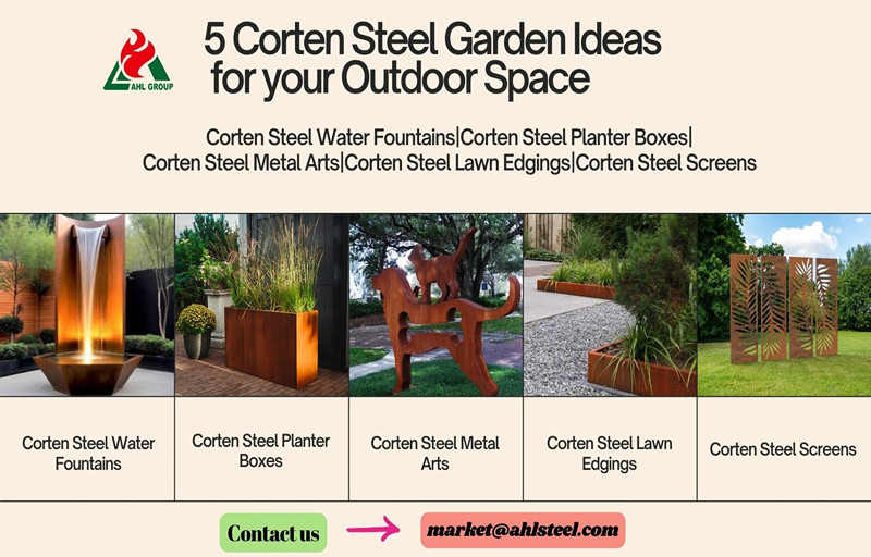 5 Corten Steel Garden Ideas for your Outdoor Space